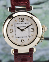 Like New Cartier Pasha 18K Yellow Gold Automatic Watch / 2397 (image for) Like New Cartier Pasha 18K Yellow Gold Automatic Watch / 2397